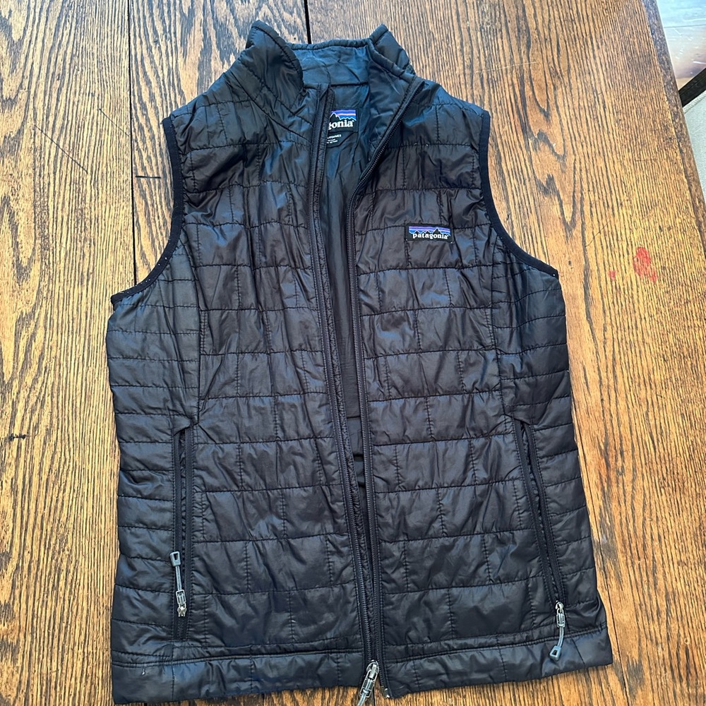 Patagonia Women’s Black Nano Puff Quilted Vest